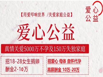 怀远捐卵助孕生子 爱心志愿者招募